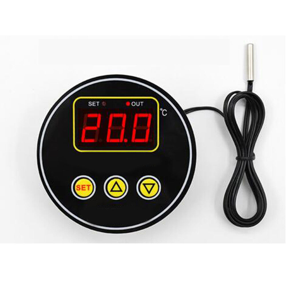 Thermostat circulaire d'affichage numérique de contrôleur de température de haute précision rond – vue principale