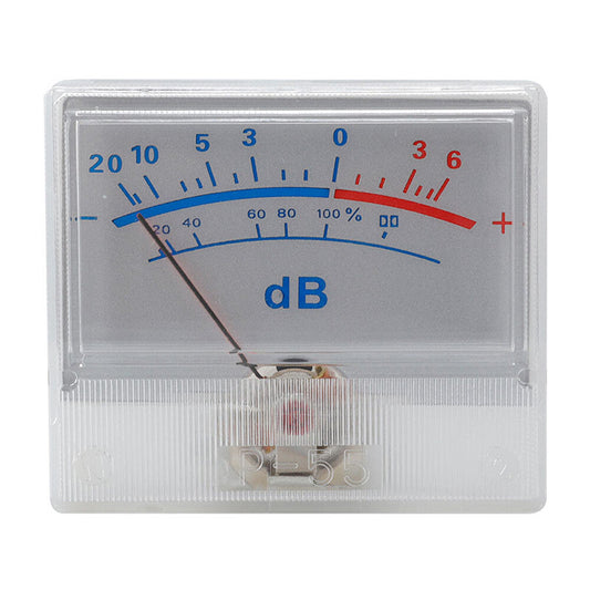 135uA mètre plat optoélectronique sans dos de mètre de volume audio VU de pointeur de Ω 650 Ω – vue principale