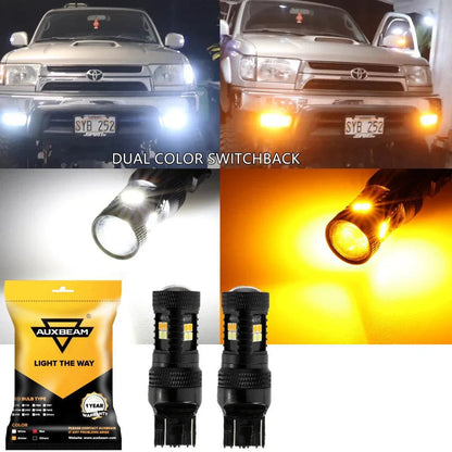pour 2016-2020 Toyoto Tacoma 7443/T20 DRL&clignotant Light Dual Color Lighting Switchback blanc&orange – NOVADOMIO