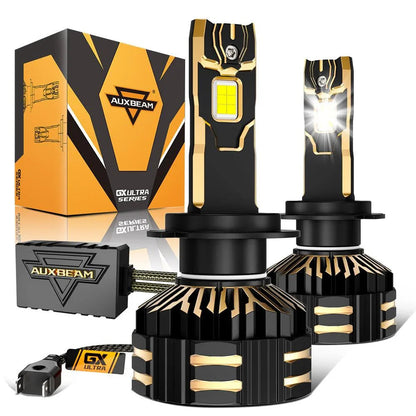 H7 Ampoules de phare LED 240W 40000LM GX-ULTRA série 6500K blanc froid – 2 ampoules – NOVADOMIO