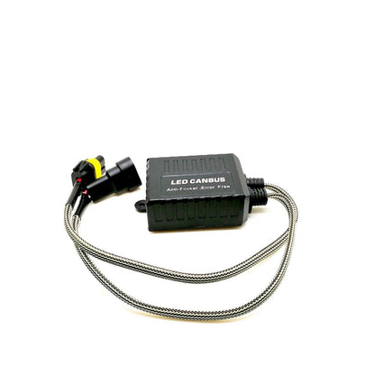 9005/HB3 C20-Model Decoder-Pro Enhanced Ampoules de phare LED CAN-bus Decoder Harness Resistor Conversion Kit lot de 2 – vue