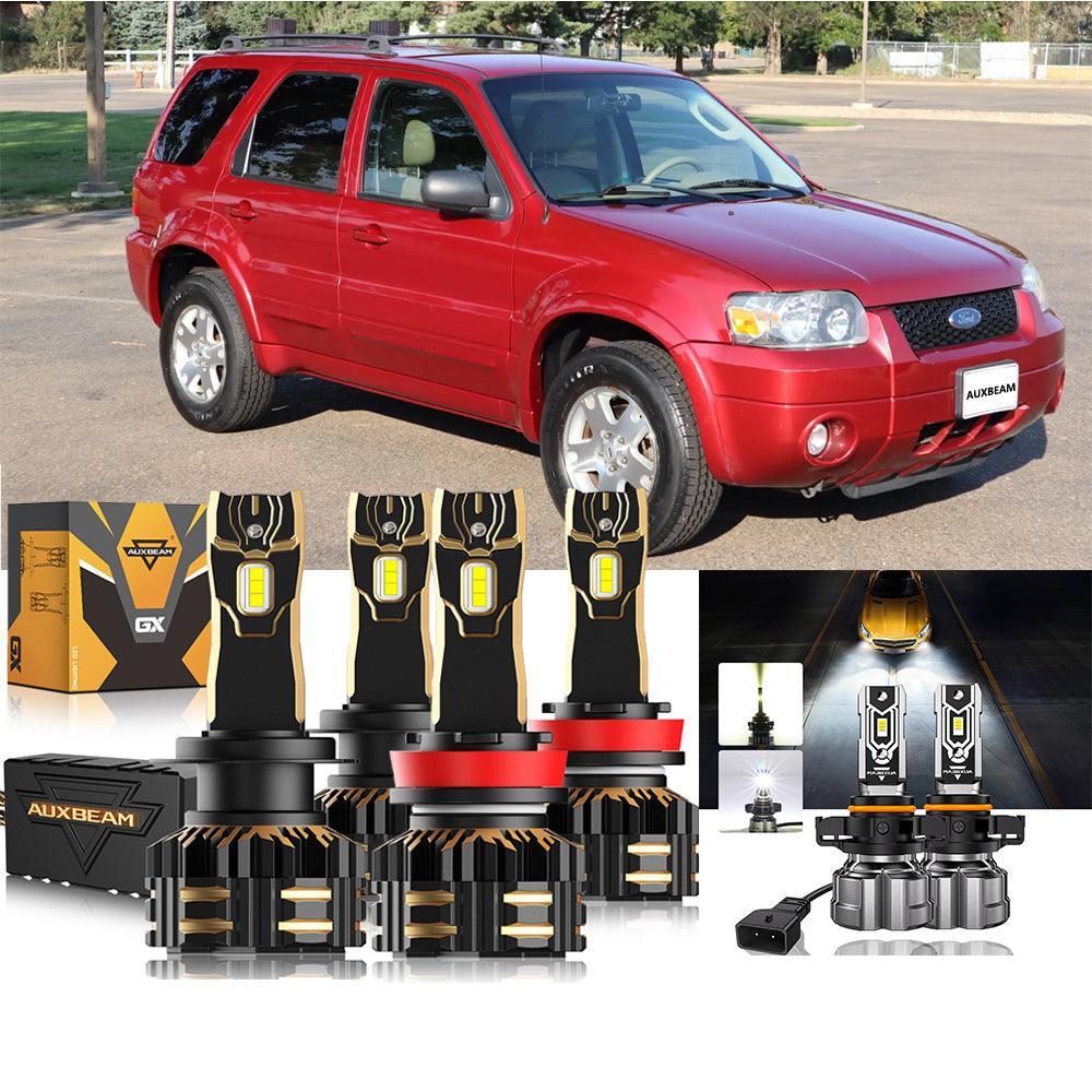 pour 2007 Ford Escape H4 Ampoules de phare LED Bundle – vue 22