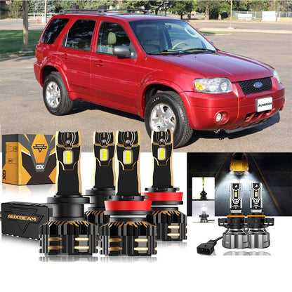pour 2007 Ford Escape H4 Ampoules de phare LED Bundle – vue 22 – NOVADOMIO