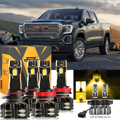 pour 2007 GMC Sierra 1500 9005 H11 Ampoules de phare LED Bundle – vue 24 – NOVADOMIO
