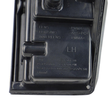 Lot de 2 Smoked LED feux arrière arrière Brake Stop Running Lamp pour Polaris Ranger 1000 modèles 2018 2019 2020 2021 2022