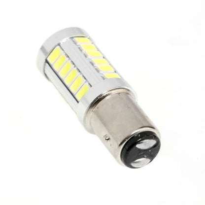 1157 BAY15D LED recul/clignotant/Brake Tail/feu latéral Light Bulbs 20W 4000LM 6500K blanc 33LED série – 2 ampoules – vue 10