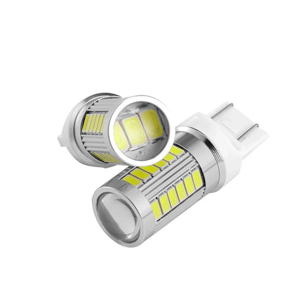 T20 7443 7440 LED recul/clignotant/Brake Tail Light 20W 4000LM 6500K blanc 33LED série – 2 ampoules – vue 11 – NOVADOMIO
