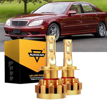Kit d’ampoules LED feux de route/croisement pour Mercedes-Benz S55 AMG avec phares HID 2001–2006 – vue 17 – NOVADOMIO
