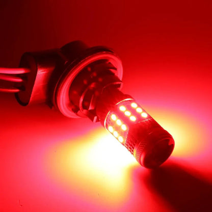 3157 7443 1157 1156 BAU15S blanc orange rouge LED clignotant DRL Brake Tail Reversing ampoules LED 56 W 600% haute luminosité