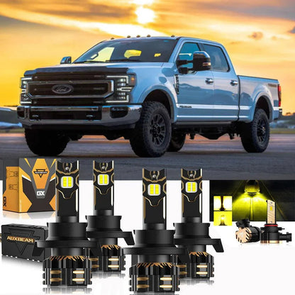 pour 2020 Ford F-250 Super Duty H13 Ampoules de phare LED Bundle – vue 11 – NOVADOMIO