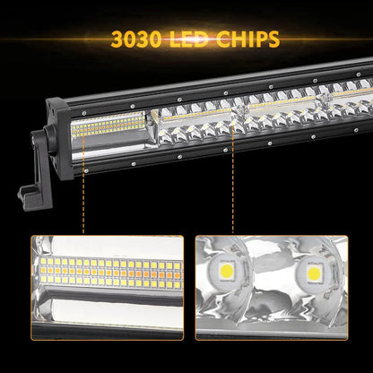 6 modes série orange et blanc Barres LED – vue 9 – NOVADOMIO
