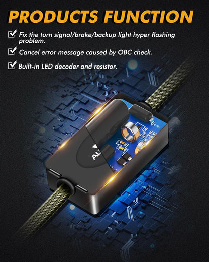 3157 EU C8-Model Decoder anti-scintillement CAN-bus décodeur avec résistance anti-hyperclignotement clignotant Blink