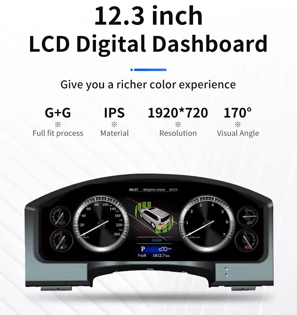 Virtual Cockpit Toyota Land Cruiser 2008-2022 LCD 12,3″ – NOVADOMIO