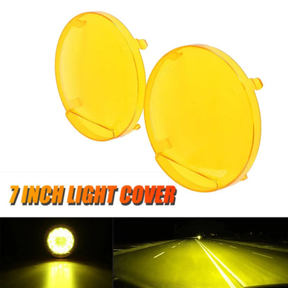 Lot de 2 7″/ 9″ rond feu LED longue portée orange Cover cache de protection – vue 21 – NOVADOMIO