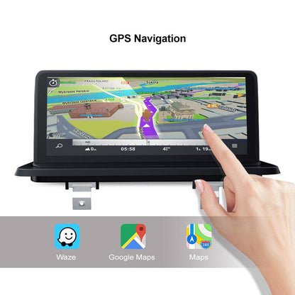 Écran multimédia Andream 10,25 pouces / 7 pouces Android 13 8 Go + 128 Go CarPlay et Android Auto – BMW E87 E88 E81 E82 – vue