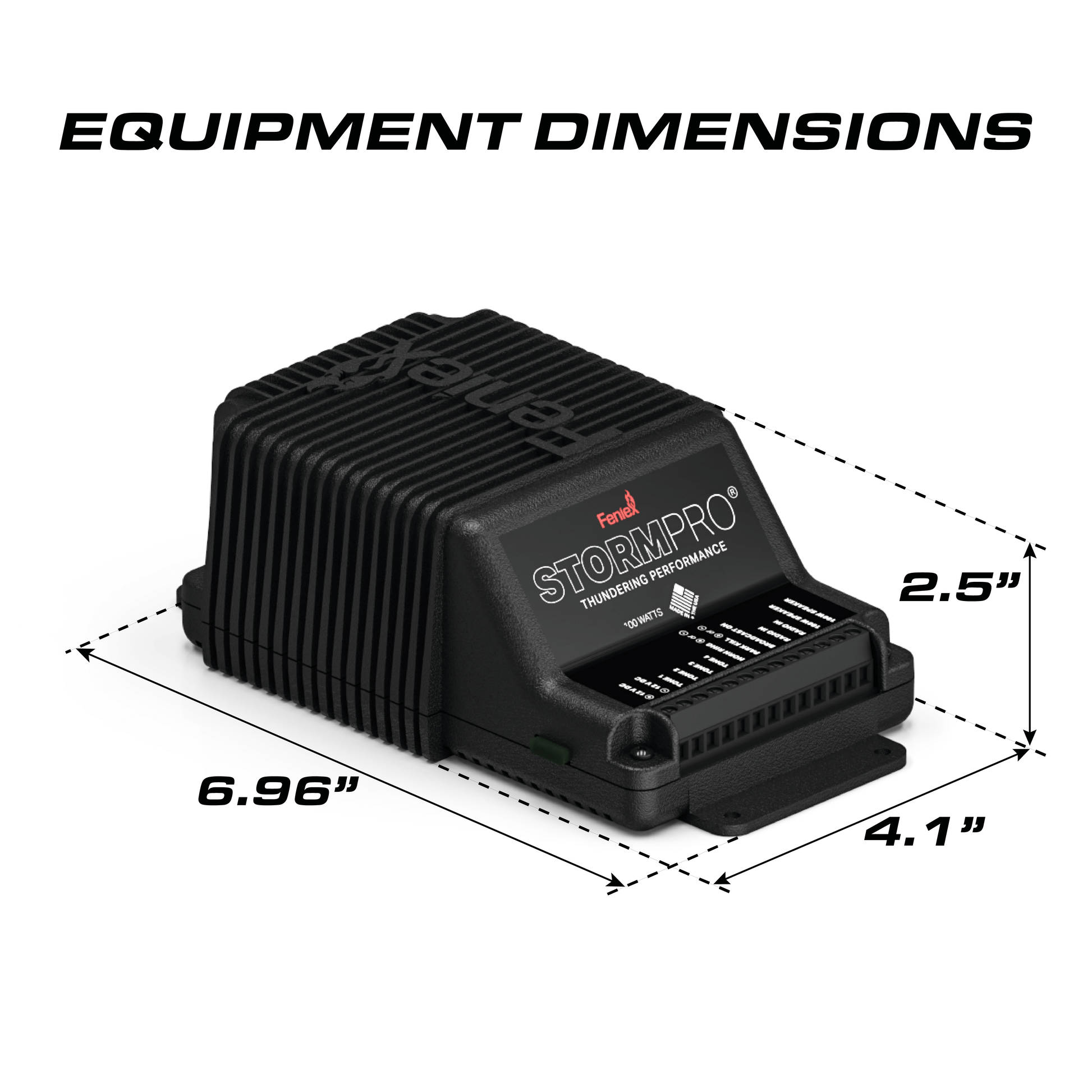 Feniex Storm Pro 100w Siren – Sirène et contrôle embarqué – vue 7