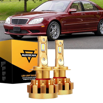 Kit d’ampoules LED feux de route/croisement F-16 Plus série CAN-bus intégré pour Mercedes-Benz S55 AMG avec phares halogènes
