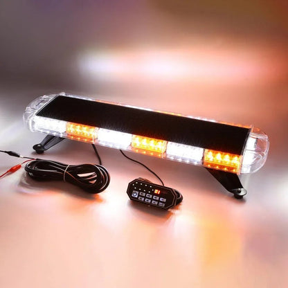 31.5″ stroboscopique de toit Barres lumineuses avec supports de montage 20 modes de flash feux de signalisation d’urgence