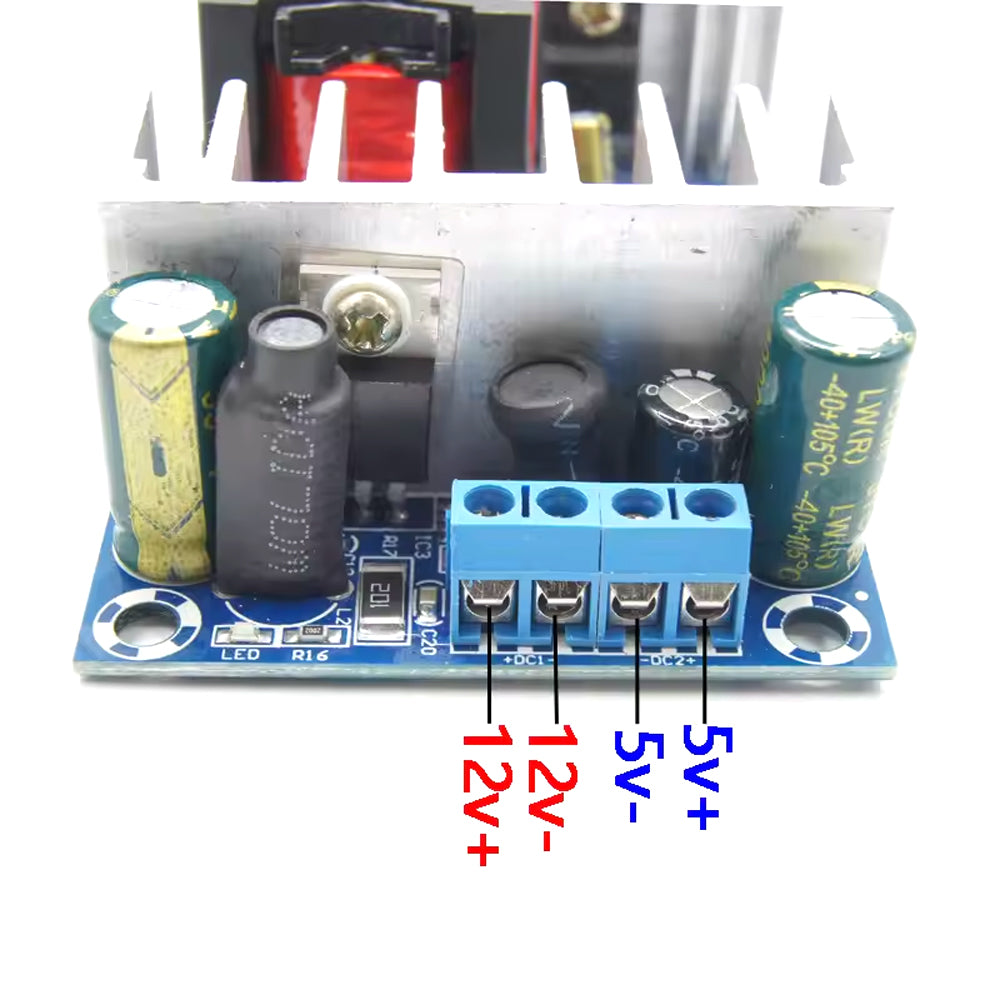 Module de carte nue d'alimentation à double sortie AC-DC, carte adaptateur d'alimentation à double commutateur 12 V 8…
