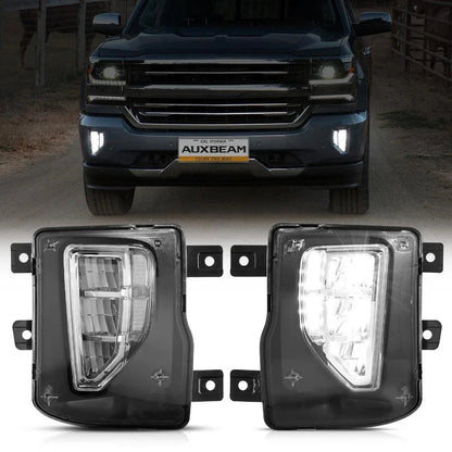 45 W LED antibrouillards avec DRL pour 2016–2018 Chevrolet Silverado 1500 – NOVADOMIO