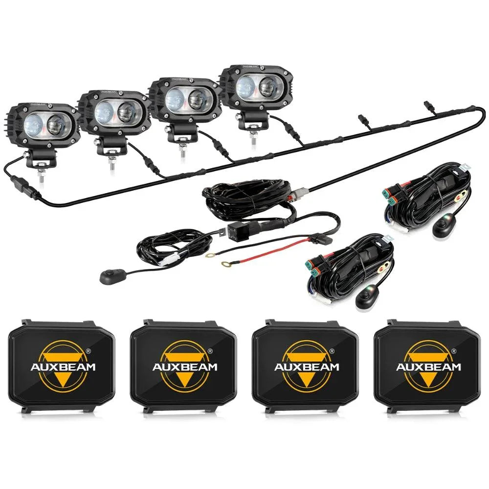 R4 série | 4 Inch 60W faisceau longue portée LED Pods Light blanc Driving Light – vue 11