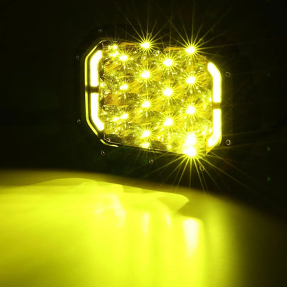 7×5″ rectangulaire projecteurs LED compacts orange Spot feux longue portée avec DRL – vue 9 – NOVADOMIO