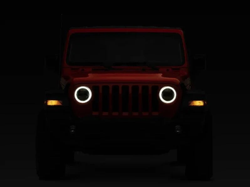 9 Inch LED Headlights avec DRL Halo Ring pour Jeeps Wrangler JL 2018-2024（DOT Approved） – vue 3