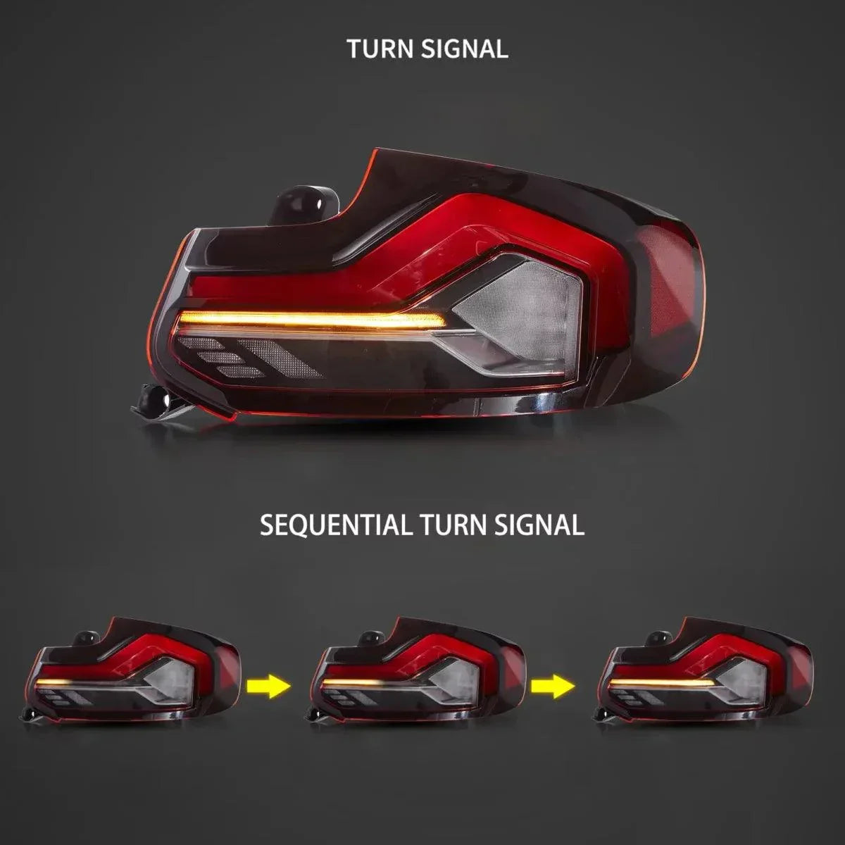 LED Tail Lights Assemly avec Start-up Animation Effect (Pre-order) pour 2014-2021 BMW 2 série (F22 F23) M2 (F87） – vue 3