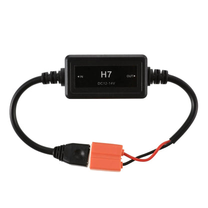H7 C10-MODEL Enhanced Ampoules de phare LED CAN-bus Decoder anti-scintillement Hyper Flash No Warning Harness Resistor