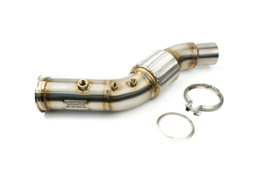 BMW N57 n57n n57z 3.5 downpipe suppression FAP droit tube – Darkside Developments