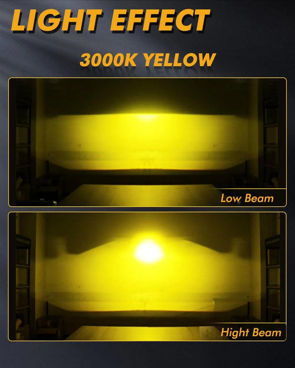 3 Inch 104W Bi-LED Projector Lens Fog Light 3-Colors Switchback Hyperboid Lens Fog Light avec High Beam Auxiliary pour Toyot…