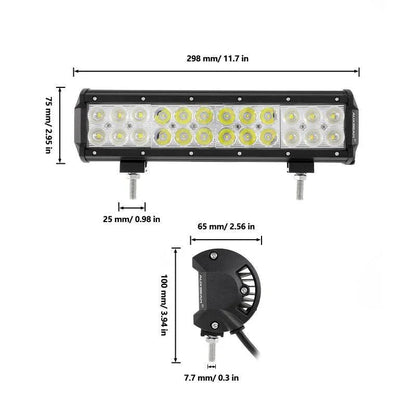 12″ Classic-SM série double rangée Barres LED faisceau combiné avec faisceau électrique pour SUV ATV UTV camions pick-up