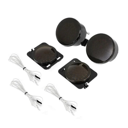 7″ LED phare de remplacement + 4″ LED antibrouillard + LED Smoke feu arrière + avant clignotant & extensions d’ailes feu