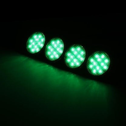 Lot de 4 RGBW Neon LED avant feux de calandre avec sans fil RF télécommande, Smartphone commande Bluetooth APP pour 2007–2017