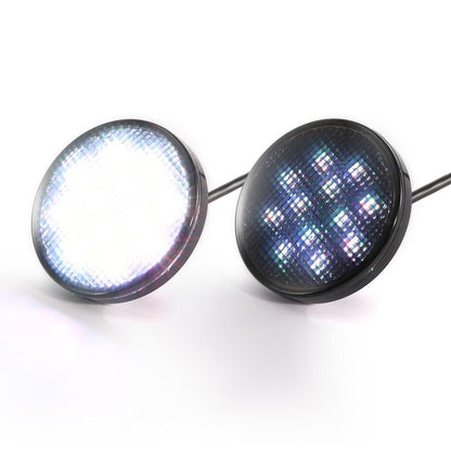 Lot de 4 RGBW Neon LED avant feux de calandre avec sans fil RF télécommande, Smartphone commande Bluetooth APP pour 2007–2017