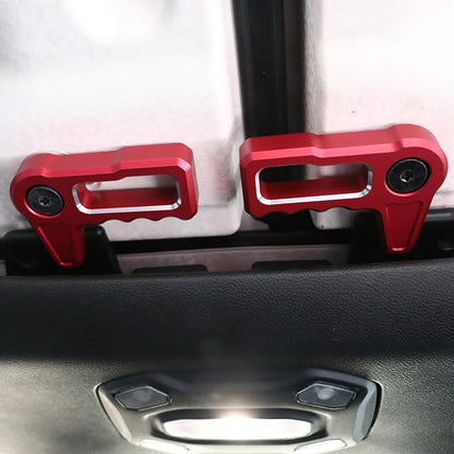Lot de 6 Top Roof commutateur Handle pour 2018–2022 Jeep Wrangler JL (rouge/noir) – vue 6 – NOVADOMIO