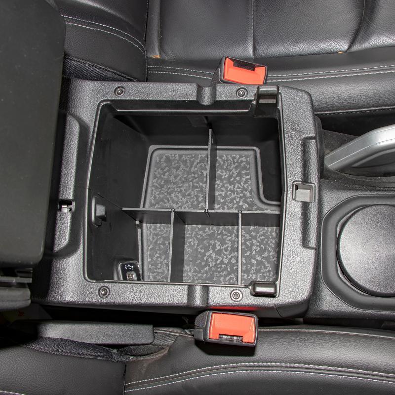 noir Center Console Organizer Armrest Box Partition Fit pour Jeep Wrangler JL 2018-2022 – vue 3