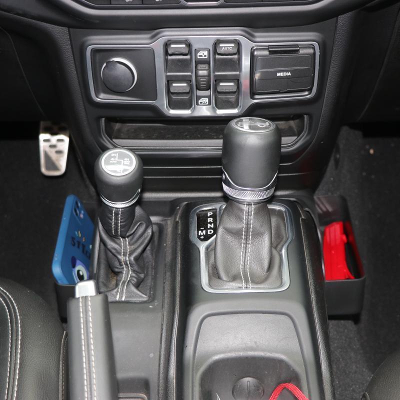 Integrated Storage Box Gear Shift Console On Both Side pour Jeep Wrangler JL 2018-2022 – vue 9