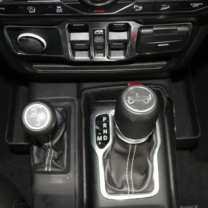 Integrated Storage Box Gear Shift Console On Both Side pour Jeep Wrangler JL 2018-2022 – vue 5