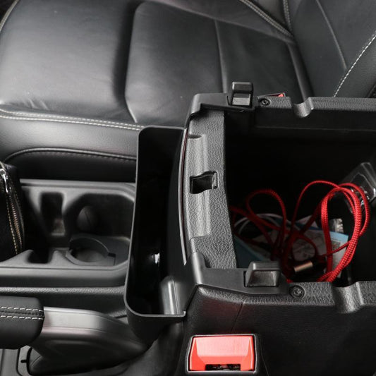 Center Armrest Storage Box avant Console Organizer pour Jeep Wrangler JL 2018–2022 – vue 2 – NOVADOMIO