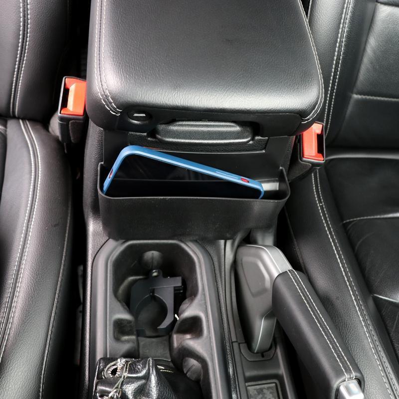 Center Armrest Storage Box Front Console Organizer pour Jeep Wrangler JL 2018-2022 – vue 7