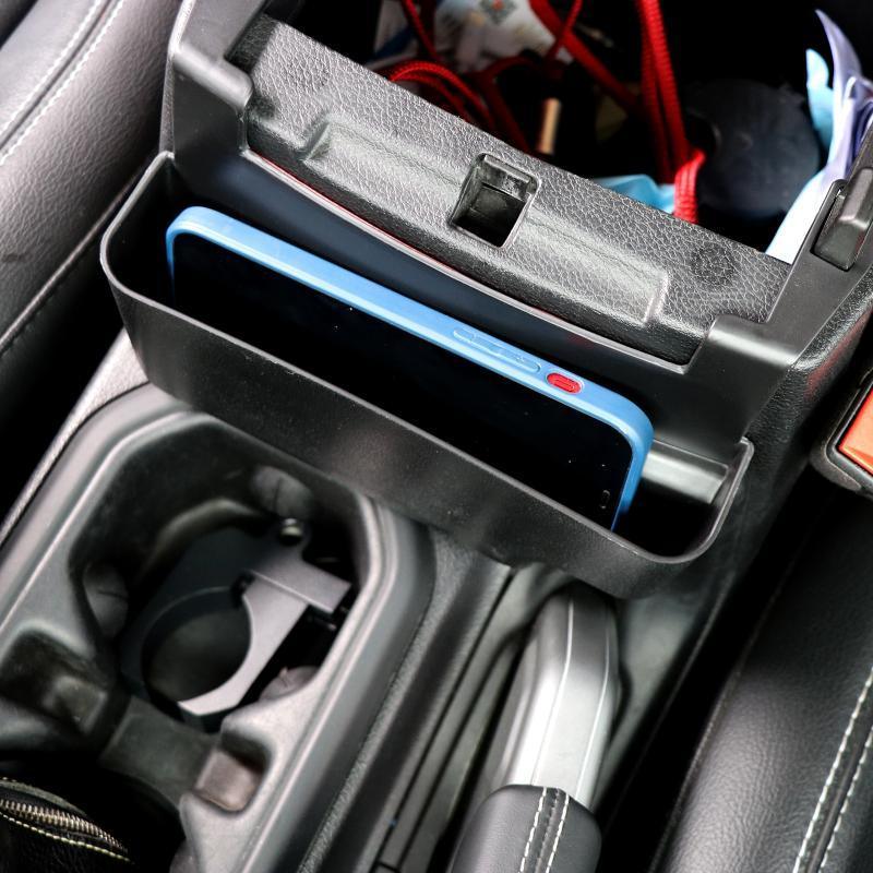 Center Armrest Storage Box Front Console Organizer pour Jeep Wrangler JL 2018-2022 – vue 8