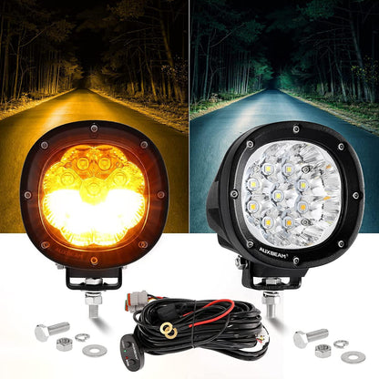 P4 série | 4″ 90 W 9 000 lm 6 modes projecteurs LED compacts feux longue portée – NOVADOMIO