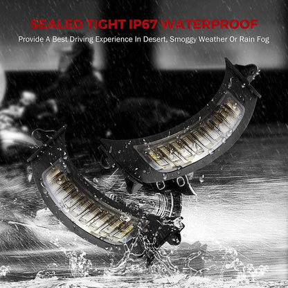 LED Vent clignotant feux Driving avant Side feux avec DRL pour Harley Road Glide MS-SG15 Motorcycles 2015–2020 – vue 7
