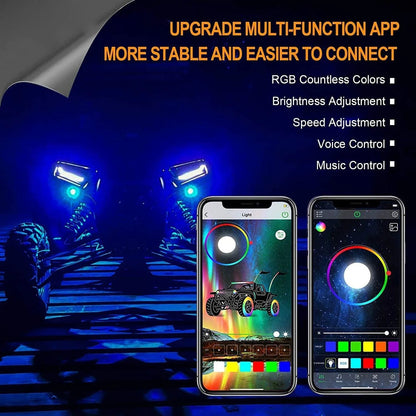 RGB éclairage LED de soubassement kit avec Bluetooth contrôleur pour ATV UTV – vue 9 – NOVADOMIO
