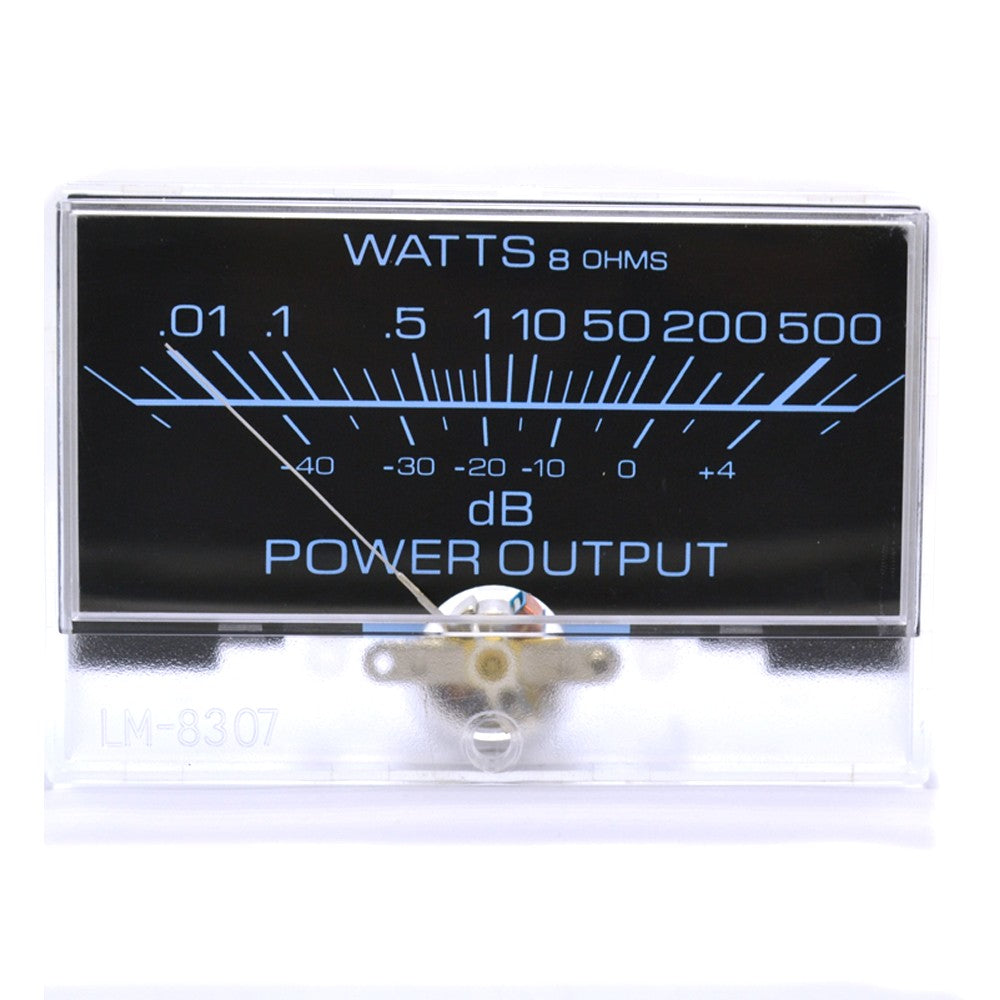 Compteur de panneau SD-H-10050, fond noir et bleu VU (DC500uA) avec rétro-éclairage – vue principale