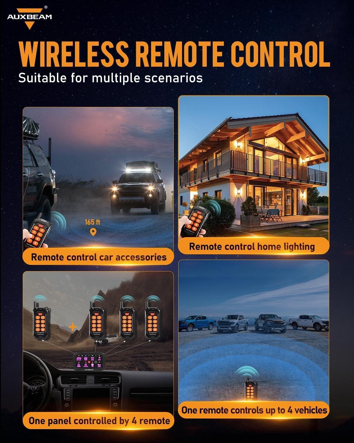 AC-800 RGB panneau de commande avec APP&Remote Control, Toggle/ Momentary/ Pulsed Mode Supported – vue 3