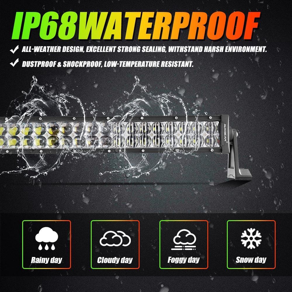 New 42 Inch V-PRO série Straight RGBW Color Changing Off Road Barres LED pour ATV UTV SIDE BY SIDES – vue 9