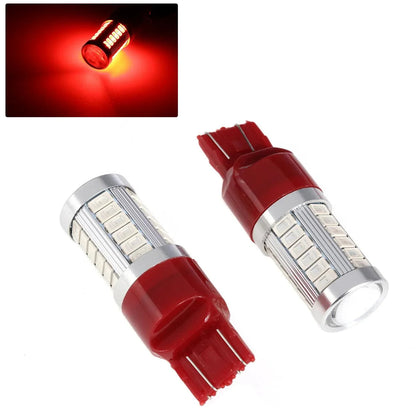 T20 7443 7440 LED stop/arrière Light 20W 4000LM rouge 33LED série – 2 ampoules – vue 12 – NOVADOMIO