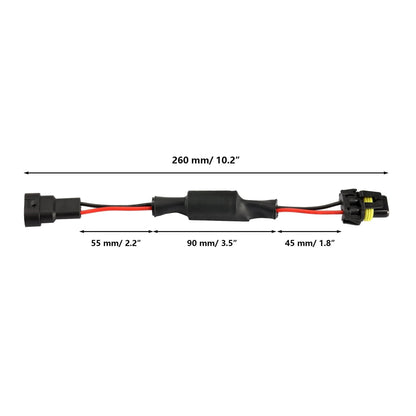 9006/HB4 C15-Model Decoder Enhanced LED DRL antibrouillard CAN-bus Load Resistor Conversion Kit lot de 2 – vue 5 – NOVADOMIO